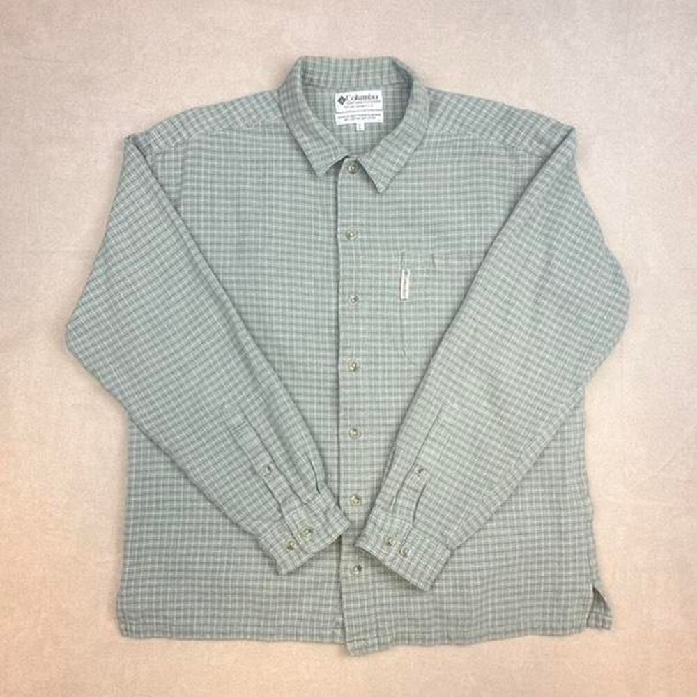 Columbia Sportswear Company Men's Long Sleeve Checkered Shirt size L skuA-10-LRS